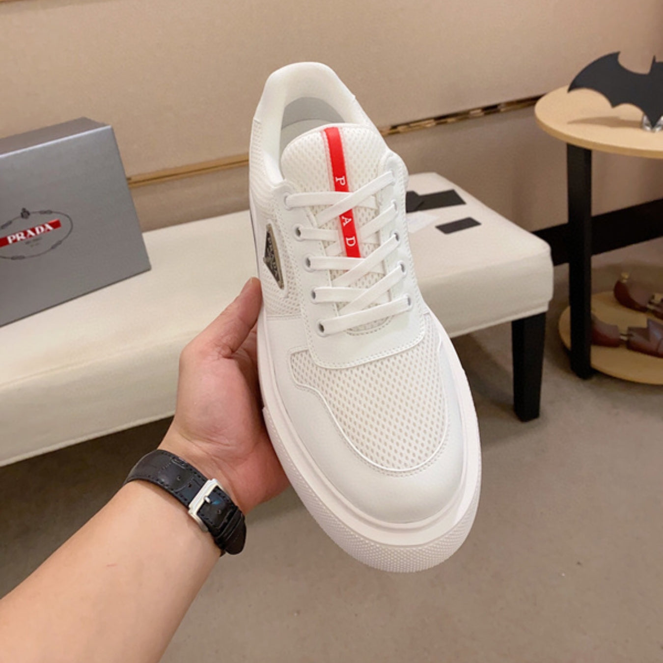 Tenis PD Branco com Listra