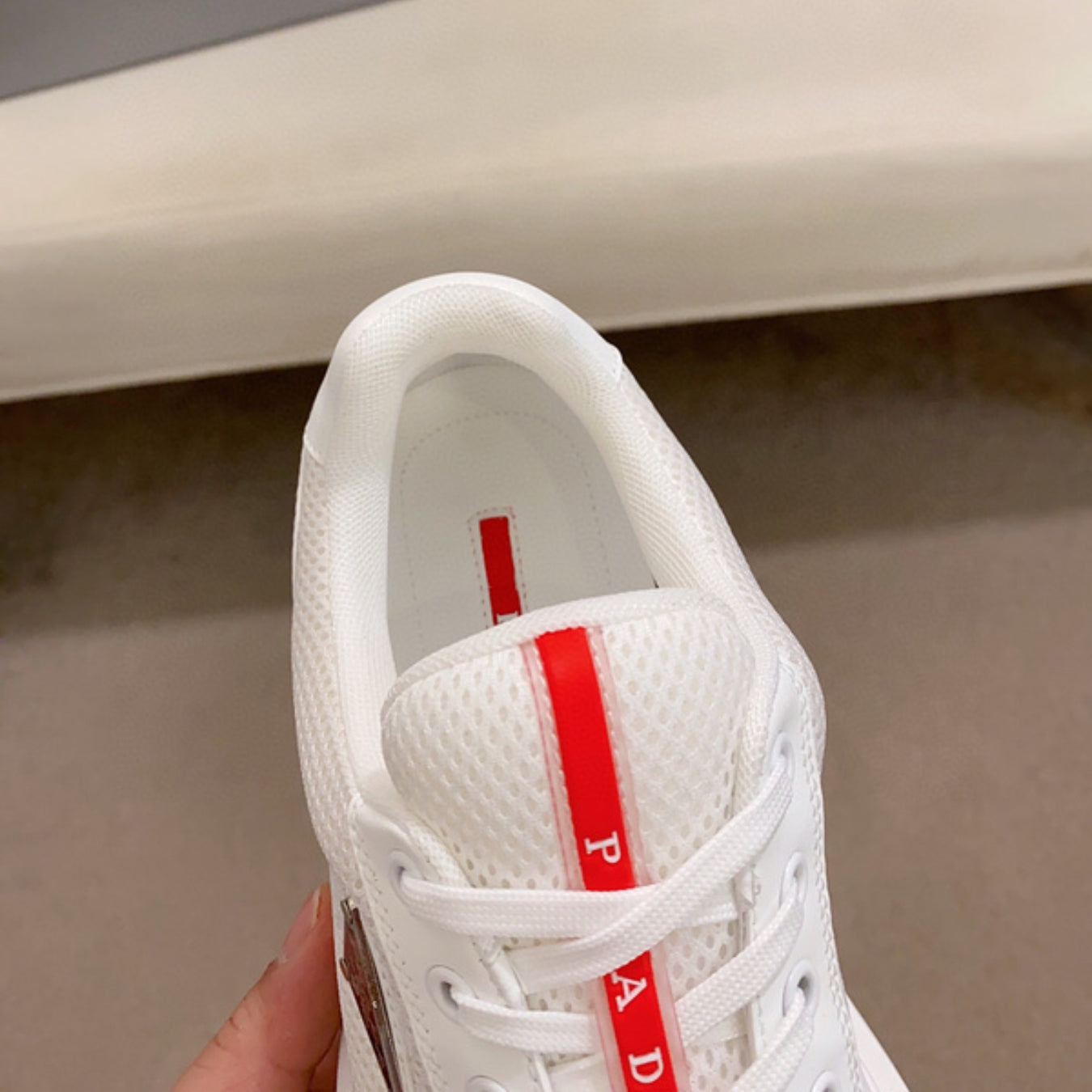 Tenis PD Branco com Listra