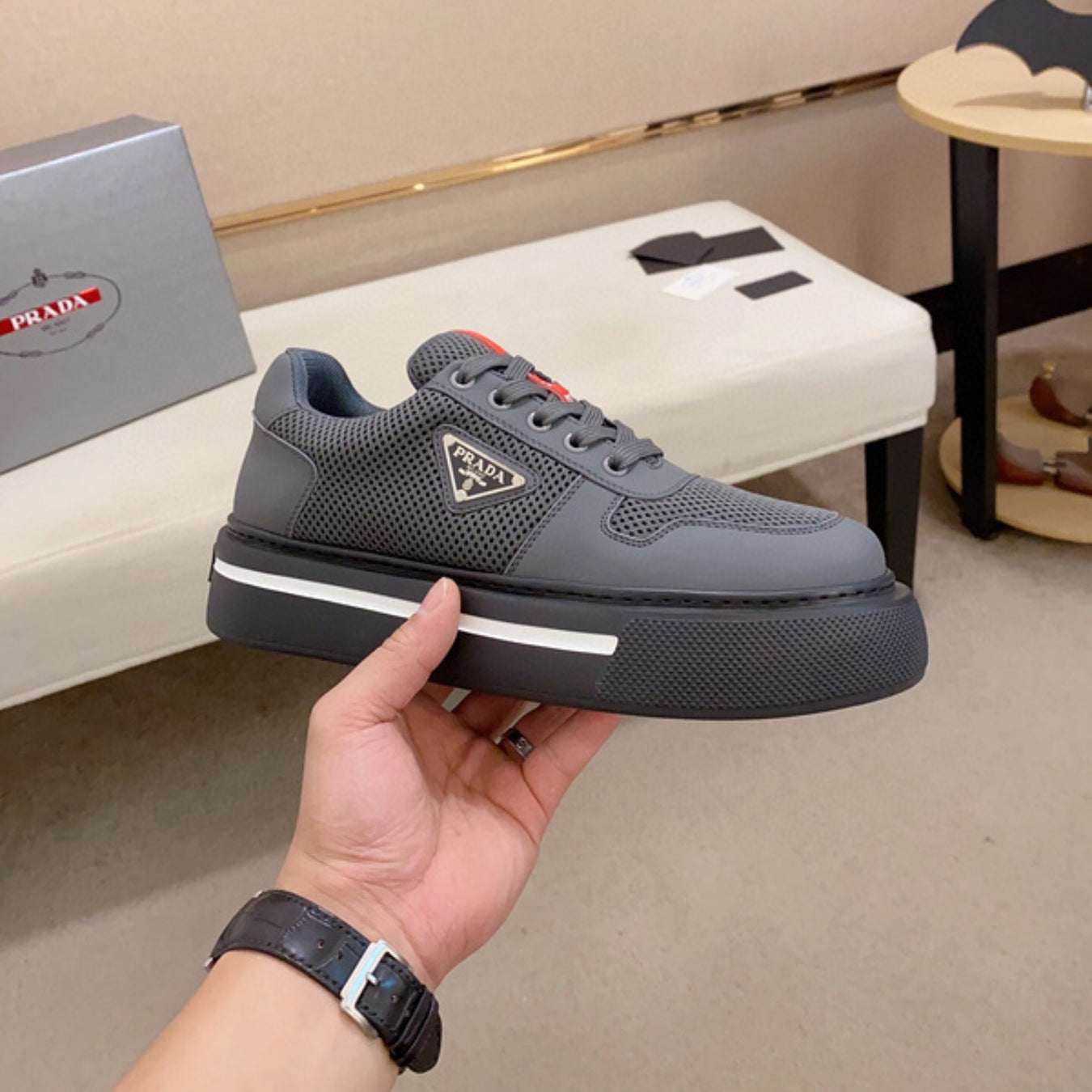 Tenis PD Cinza com Listra