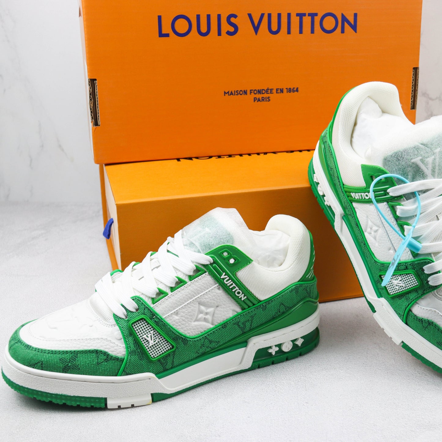 Sneaker Lv Trainer Verde