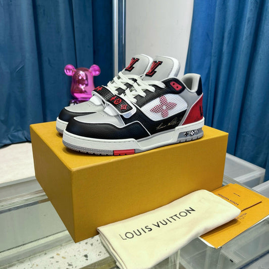 Tênis Lv Trainer Vermelho com Preto
