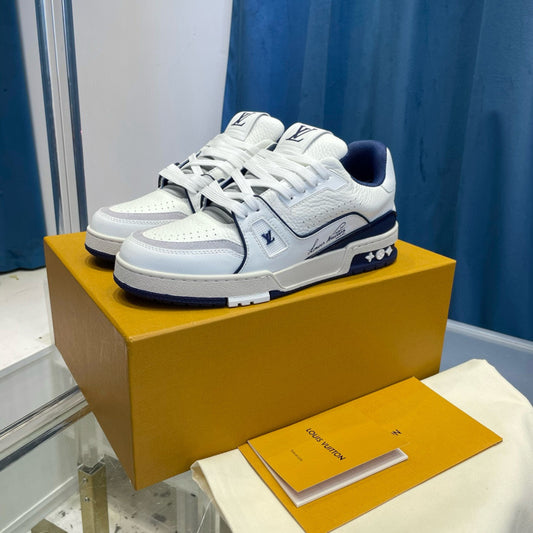 Tenis LV trainer #54 Branco com Azul