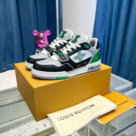 Tênis Lv Trainer Verde com Preto