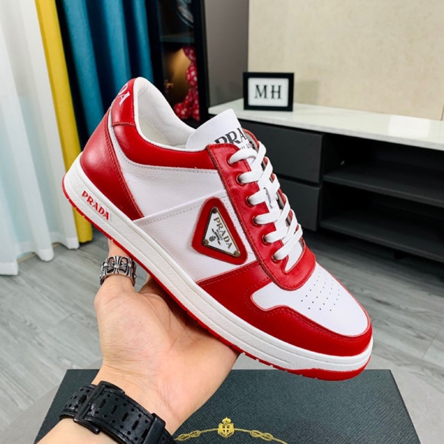 Tênis PD Downtown Vermelho com Branco