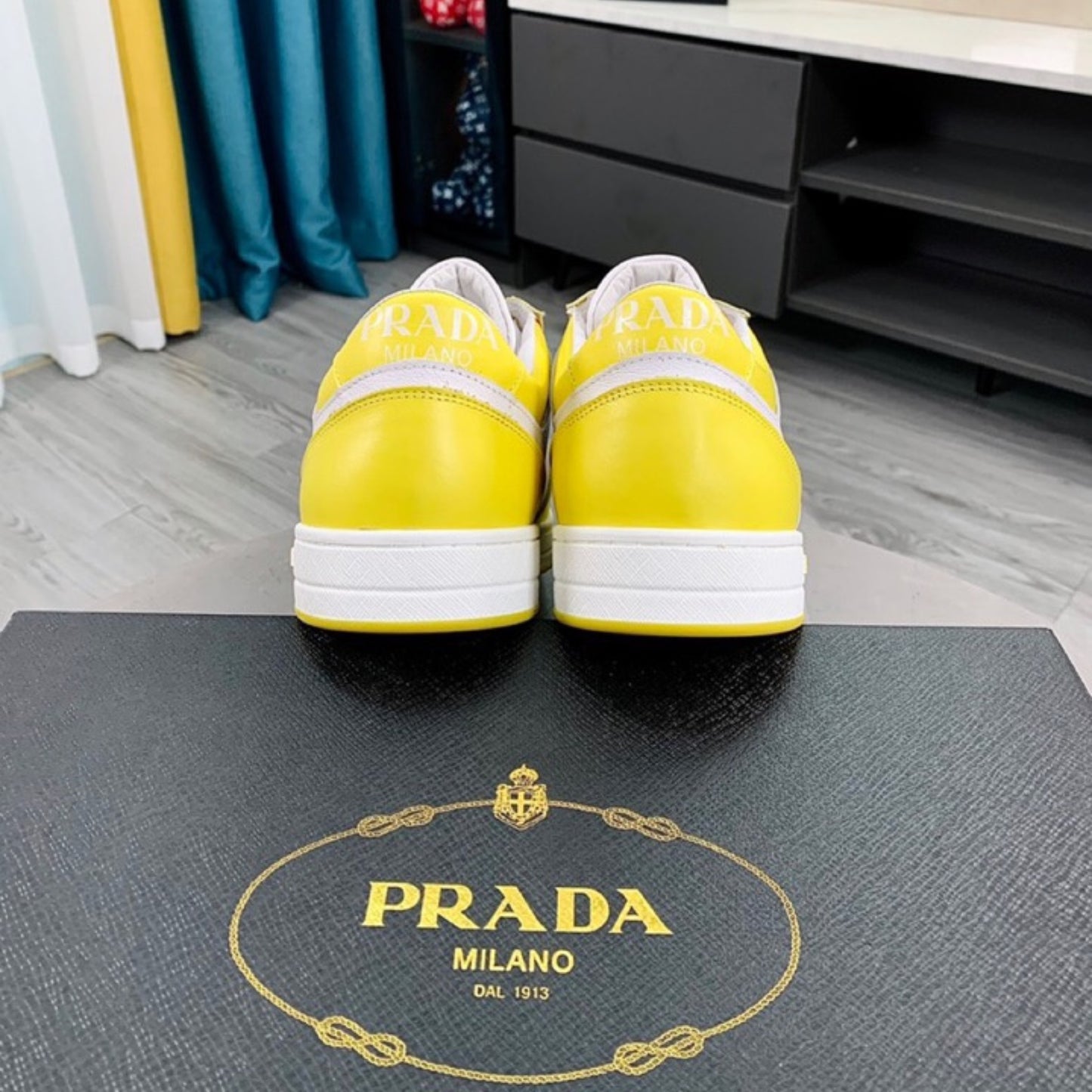 Tênis PD Downtown Amarelo com Branco
