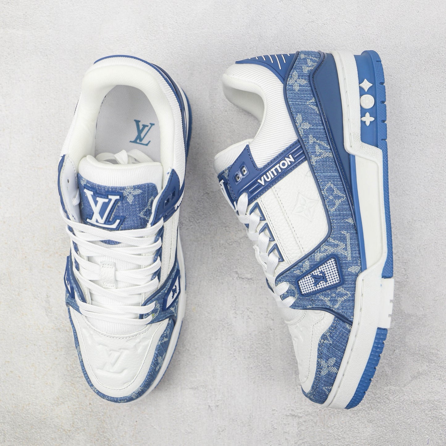 Sneaker LV Trainer Azul