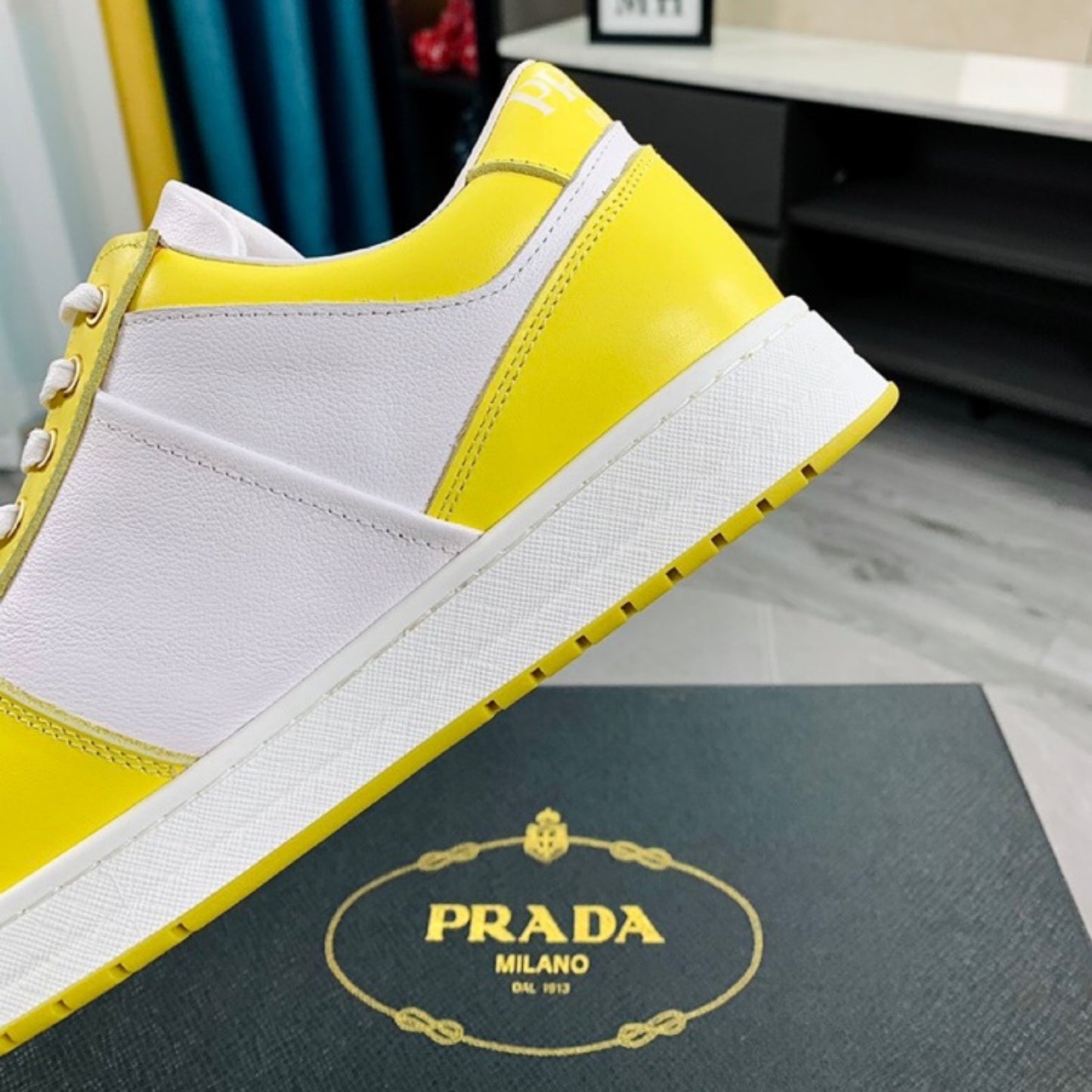 Tênis PD Downtown Amarelo com Branco