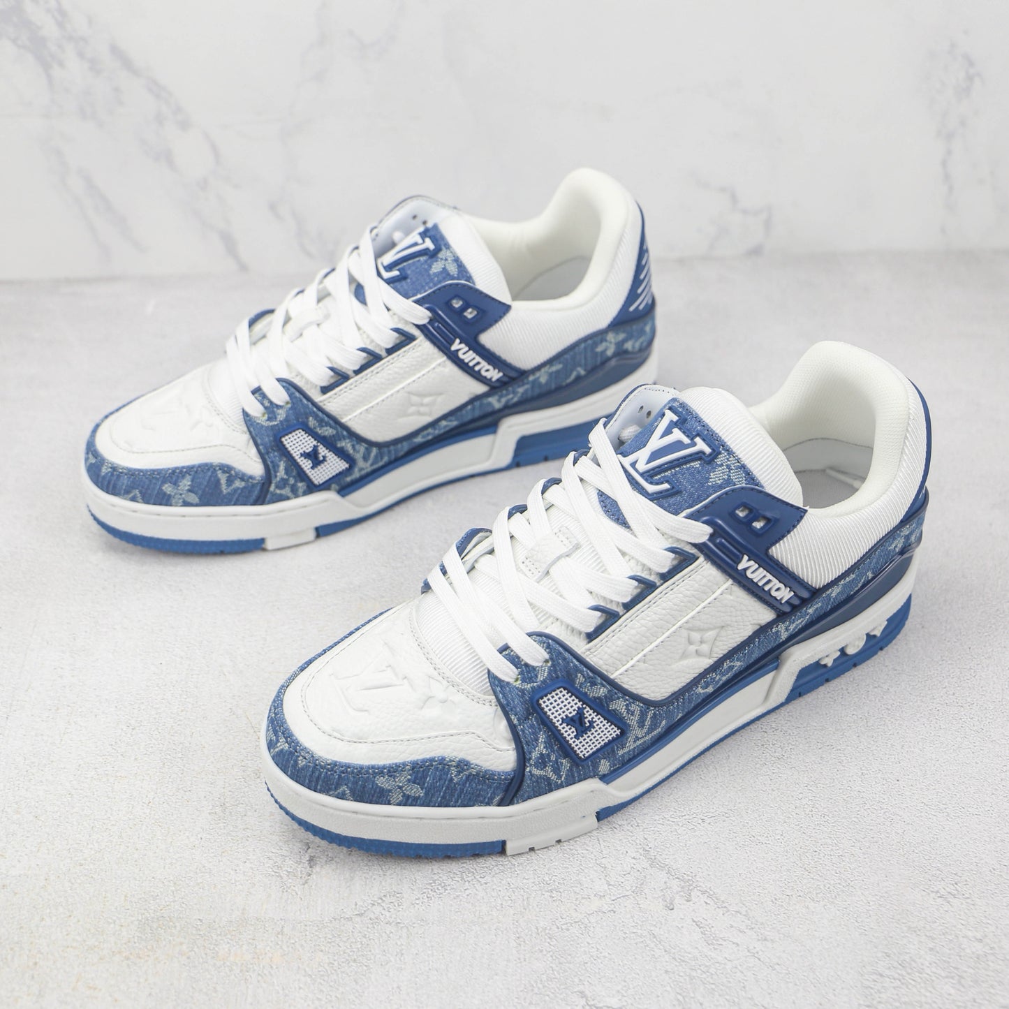 Sneaker LV Trainer Azul