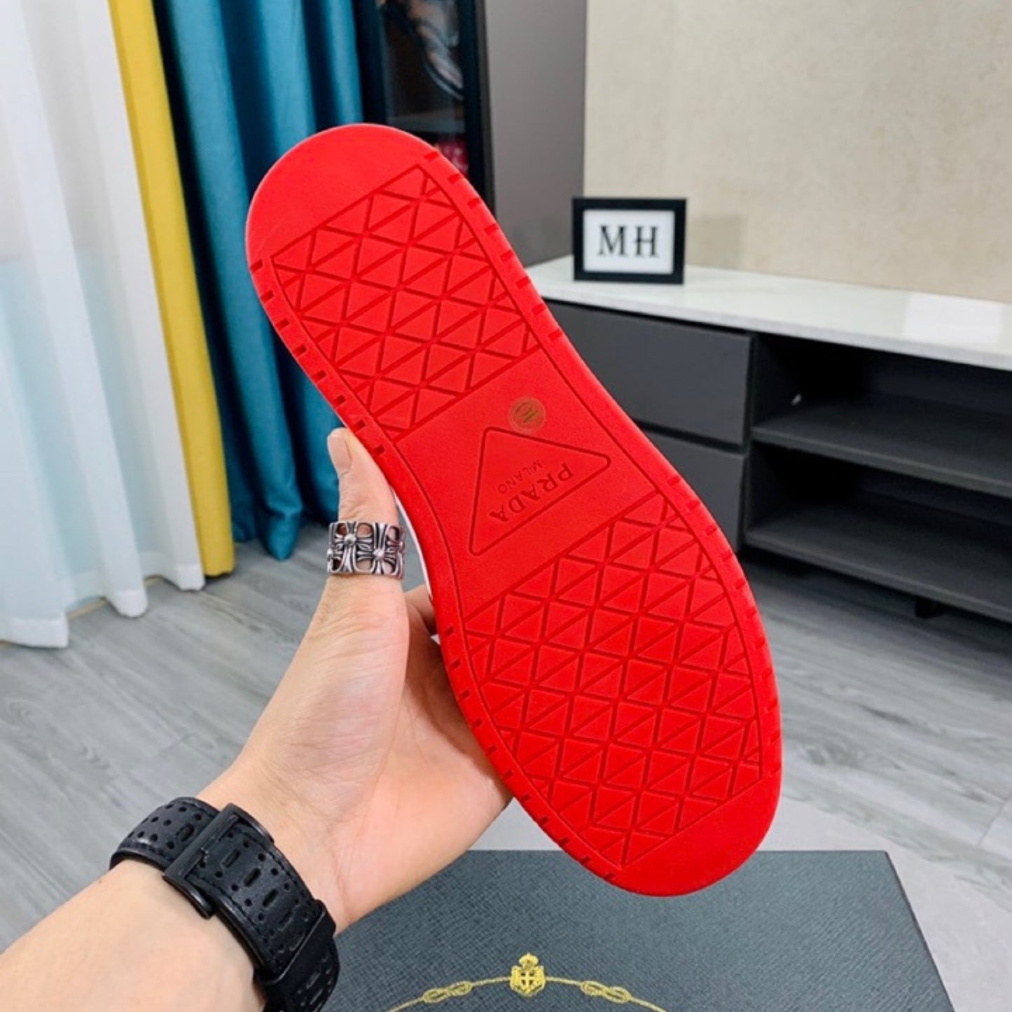 Tênis PD Downtown Vermelho com Branco