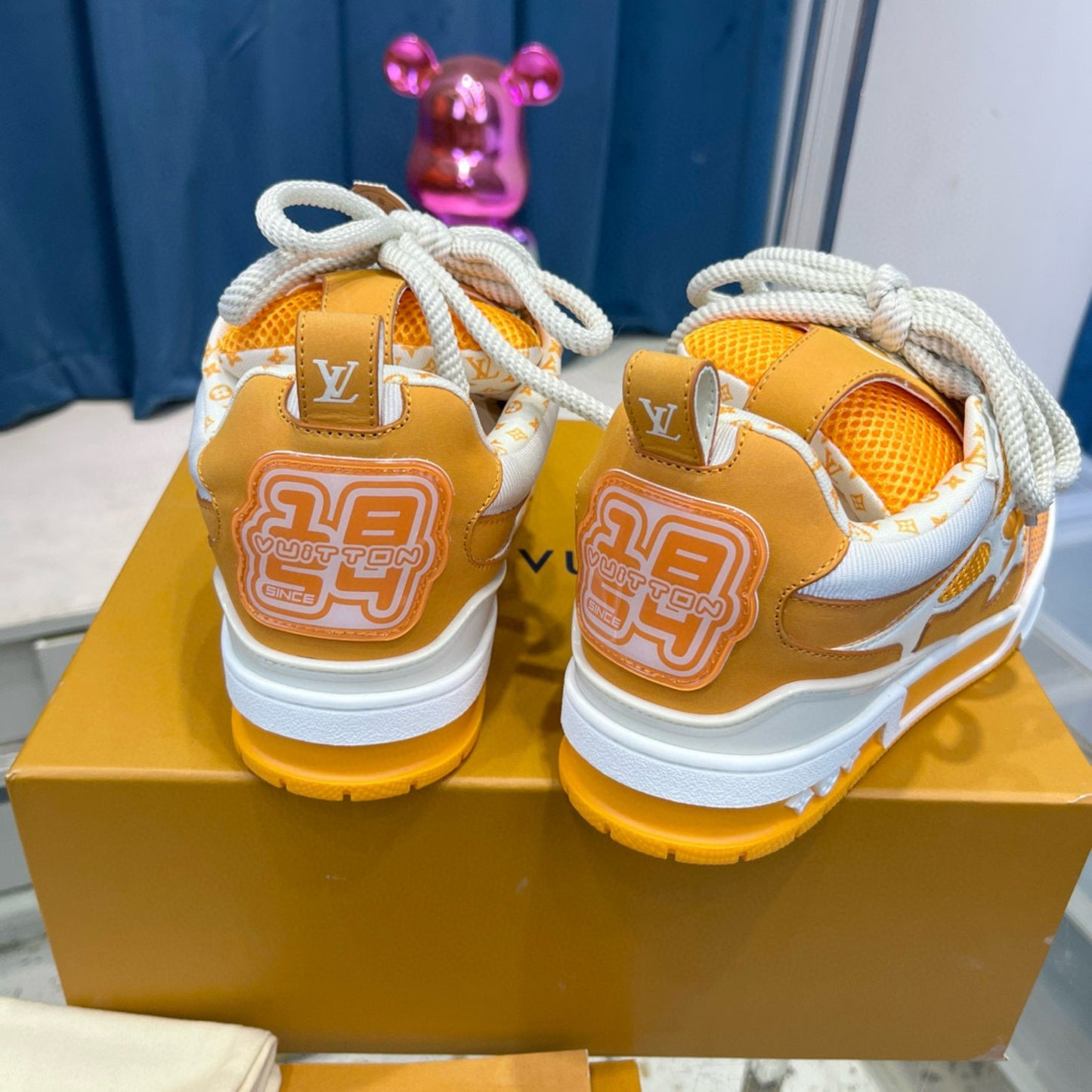 Tênis LV Skate Amarelo