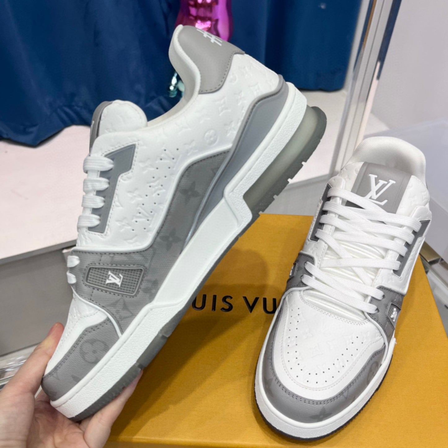 Tênis LV Trainer #54 Cinza
