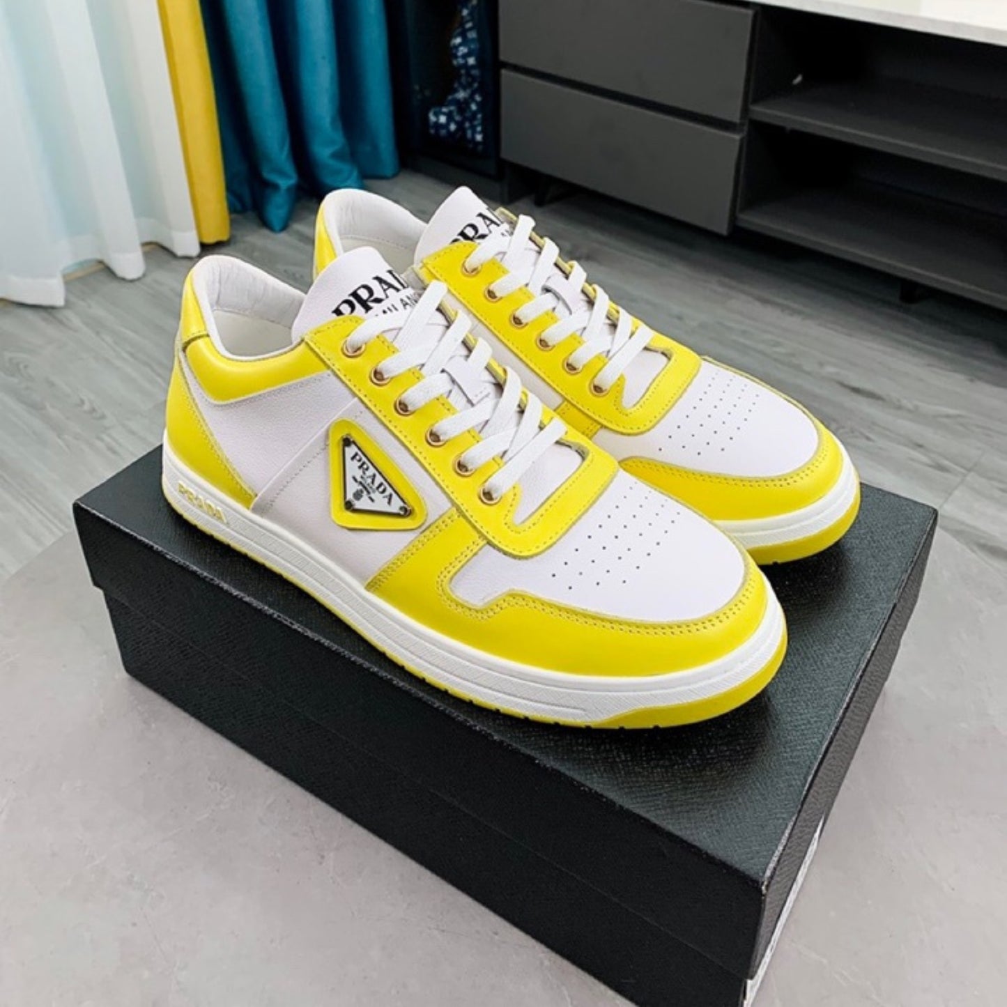 Tênis PD Downtown Amarelo com Branco