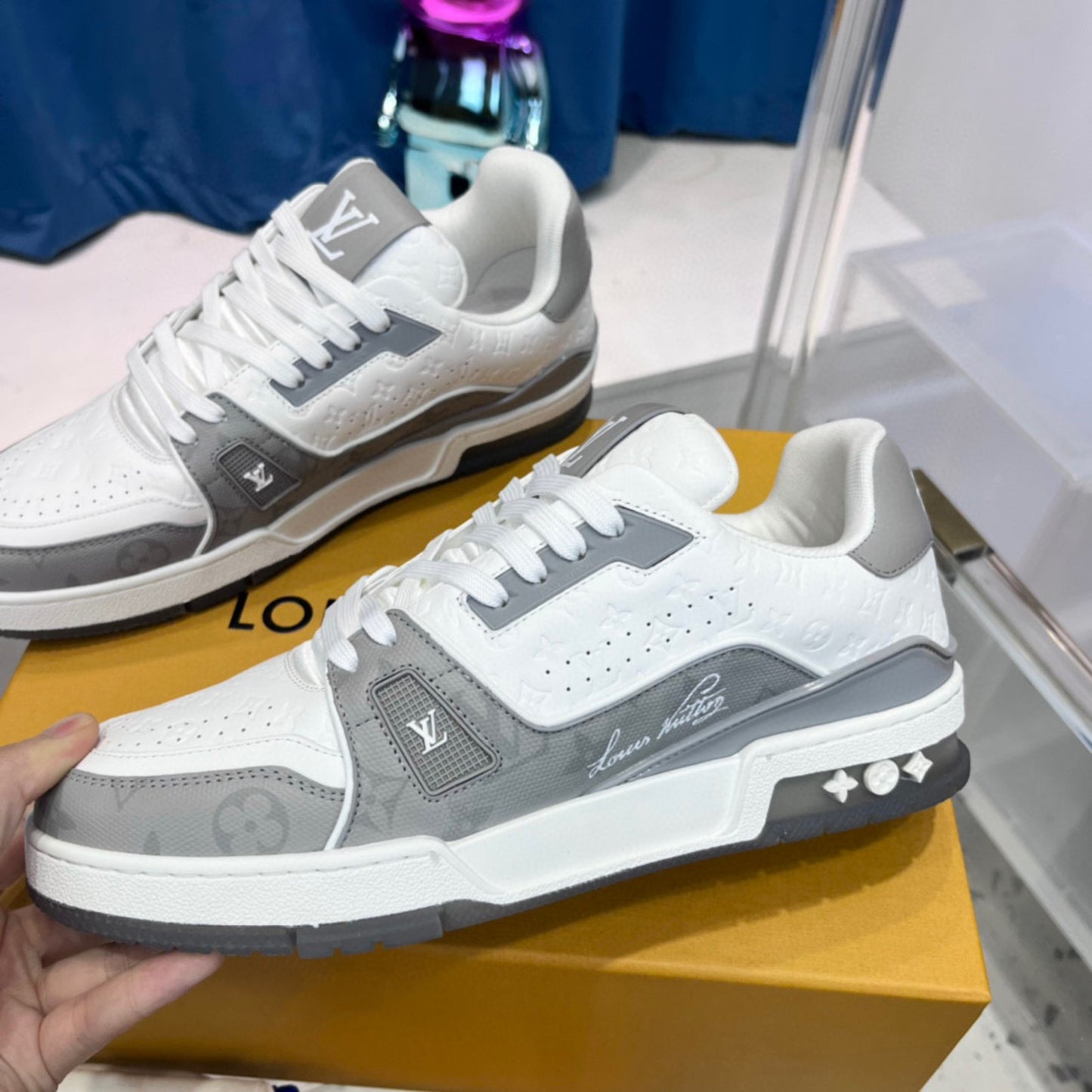 Tênis LV Trainer #54 Cinza