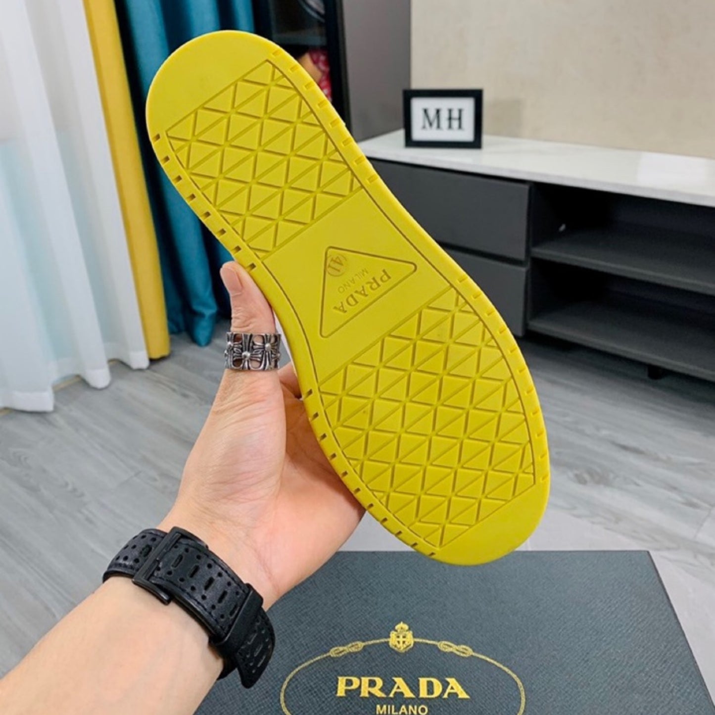 Tênis PD Downtown Amarelo com Branco