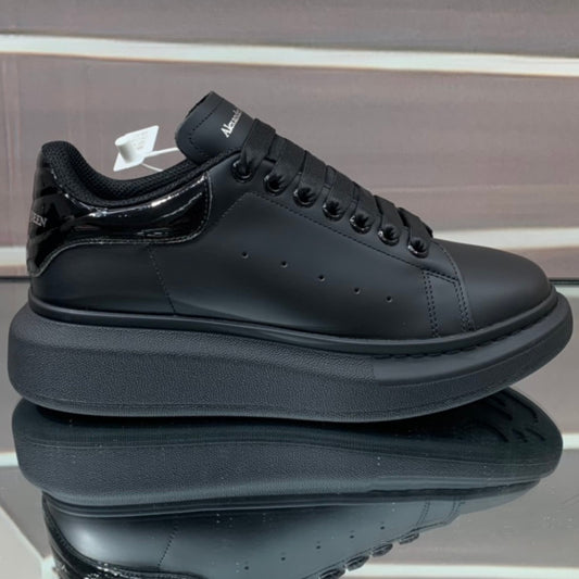 Tênis A Mcq Oversized Couro Preto #1