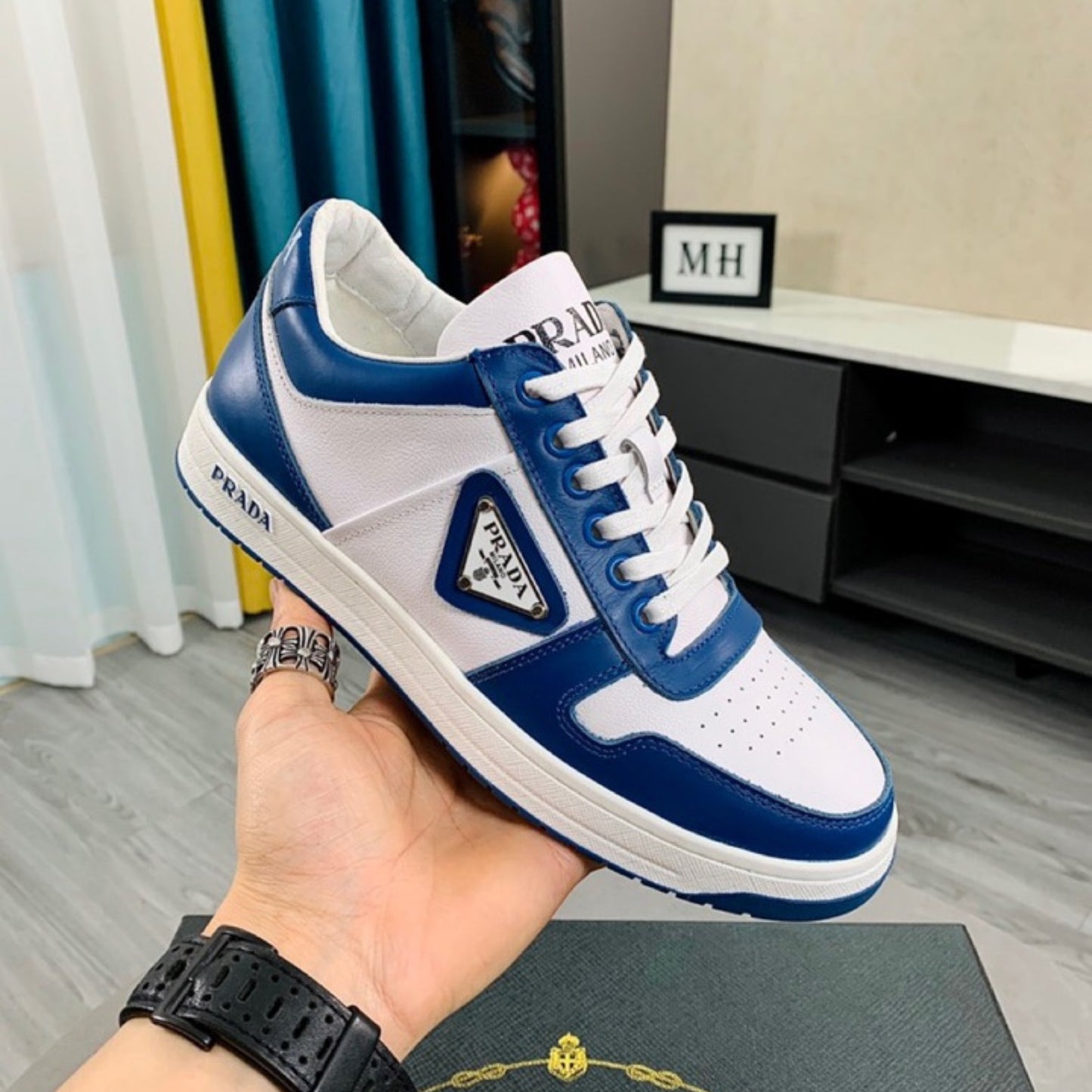 Tênis PD Downtown Azul com Branco