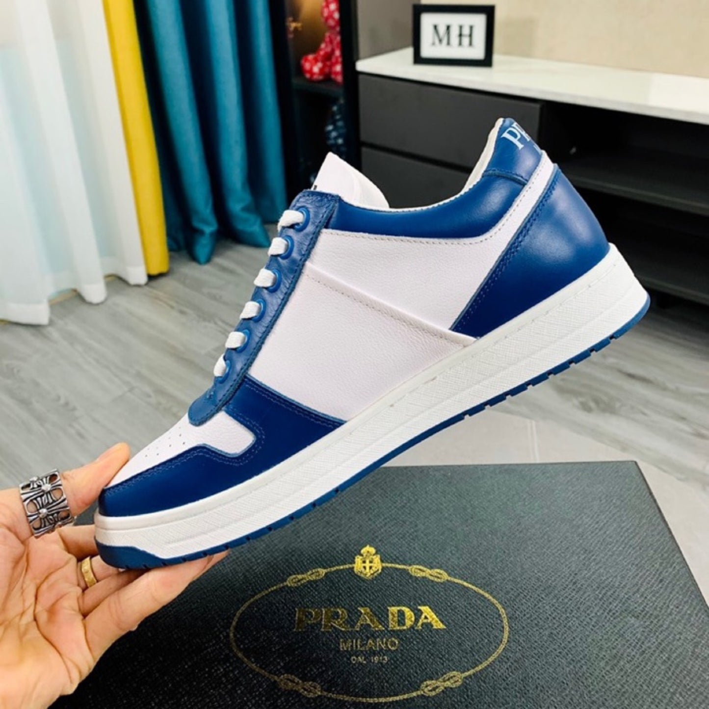 Tênis PD Downtown Azul com Branco